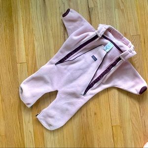 Patagonia Pink Fleece Bunting